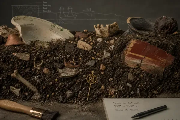 Déchets archéologiques en Seine-et-Marne