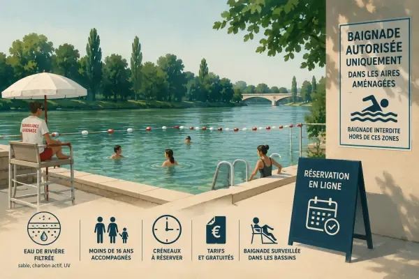Illustration de baignade en Marne