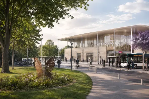 Illustration - Gare souterraine à Chelles