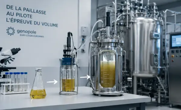 Fermenteurs au laboratoire