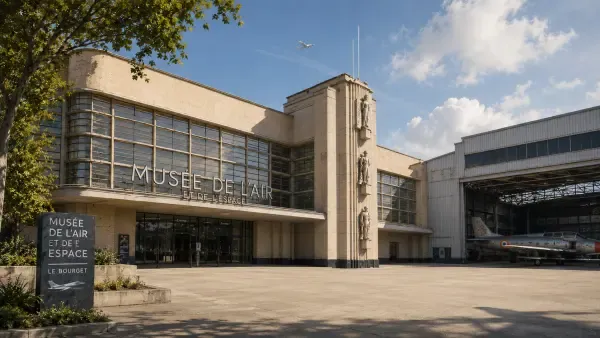 Hangars du musée au Bourget
