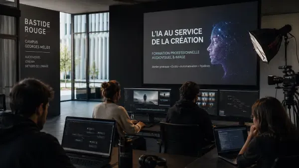 Atelier audiovisuel et IA à Cannes