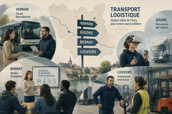 Illustration transport-logistique dans l’Eure