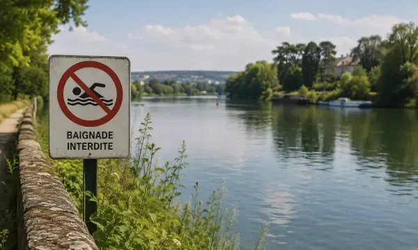 Berge de Seine en été
