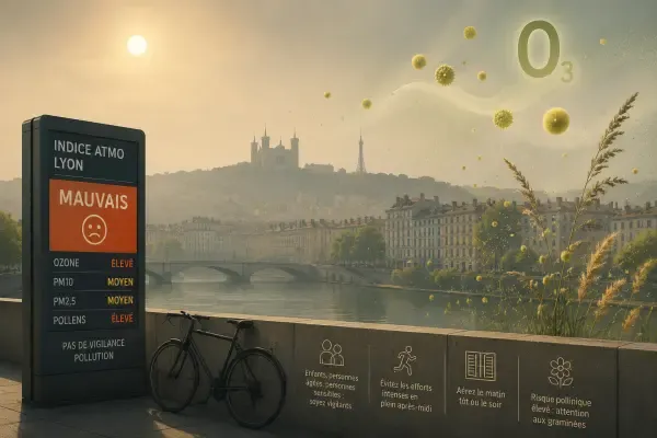 Indice air à Lyon
