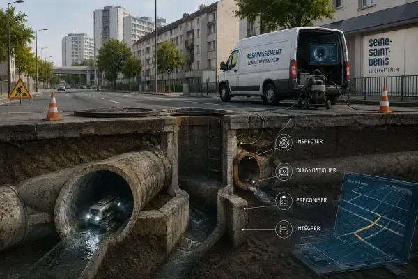 Illustration - réseau souterrain d’assainissement