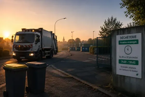 Illustration - bacs au petit matin