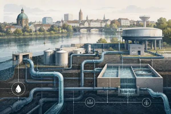Illustration des réseaux d’eau