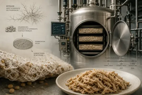Fermenteur de mycélium alimentaire
