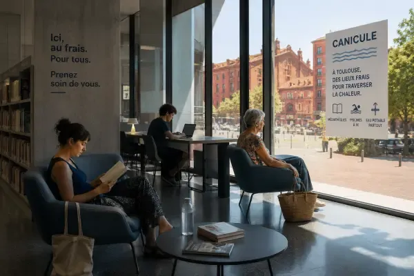 Bibliothèque fraîche à Toulouse