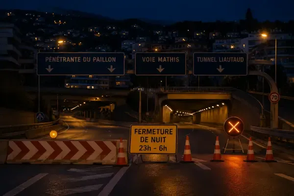 Illustration de tunnel niçois