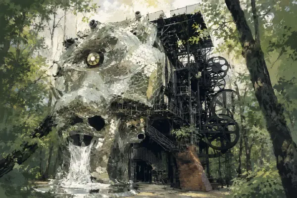 Le Cyclop en forêt