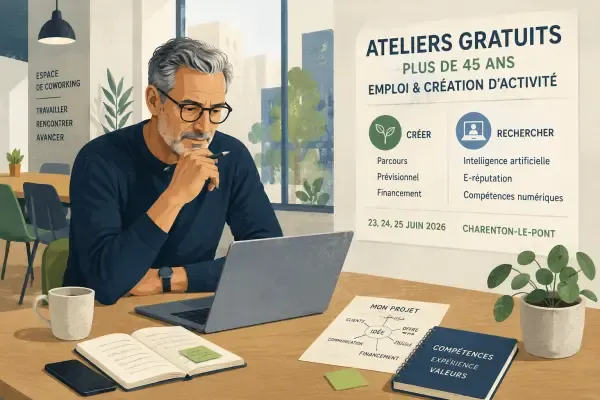 Atelier emploi pour seniors à Charenton