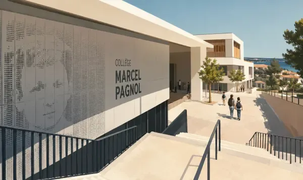 Illustration - collège sur les hauteurs