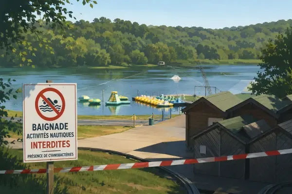 Lac de Caniel en été