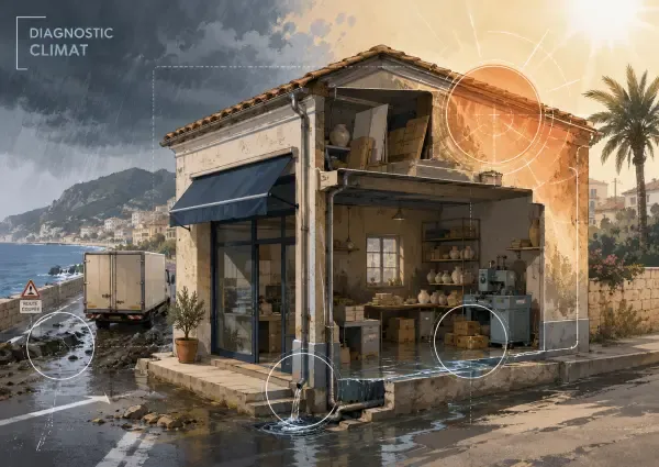 Illustration - diagnostic climatique d’entreprise