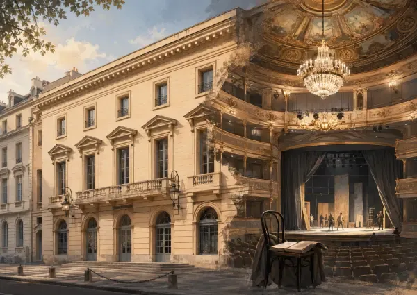 Illustration - Théâtre Montansier après travaux