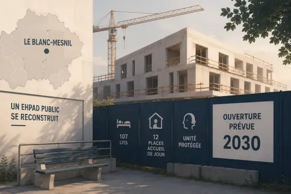 Illustration - Ehpad public en reconstruction