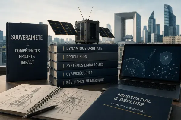 Illustration - ingénierie spatiale et cybersécurité