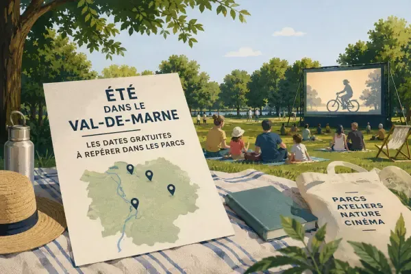 Illustration - parc d’été familial