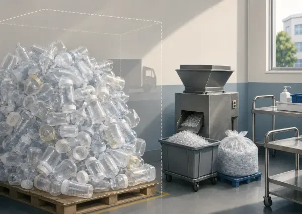 Illustration - plastique hospitalier recyclé