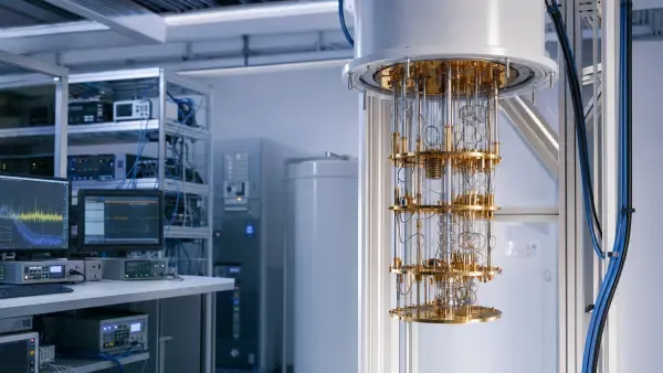 Cryostat de laboratoire à Palaiseau