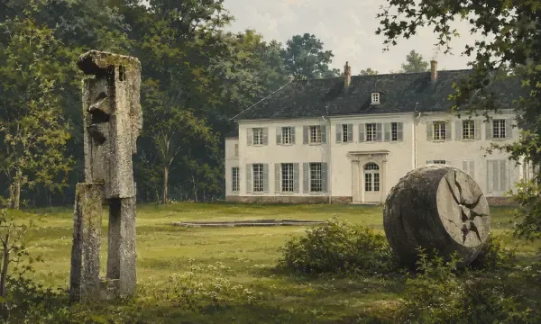 Pavillon forestier à Étiolles