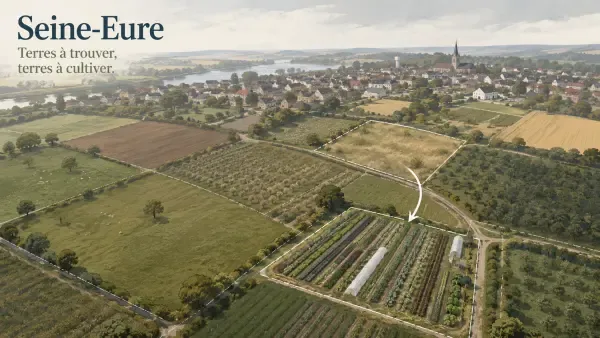 Terres agricoles en Seine-Eure