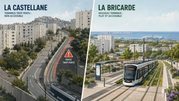 Tramway à La Bricarde