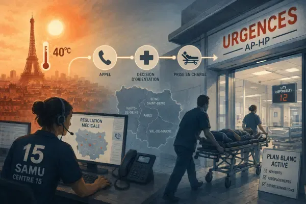 Urgences hospitalières en période caniculaire