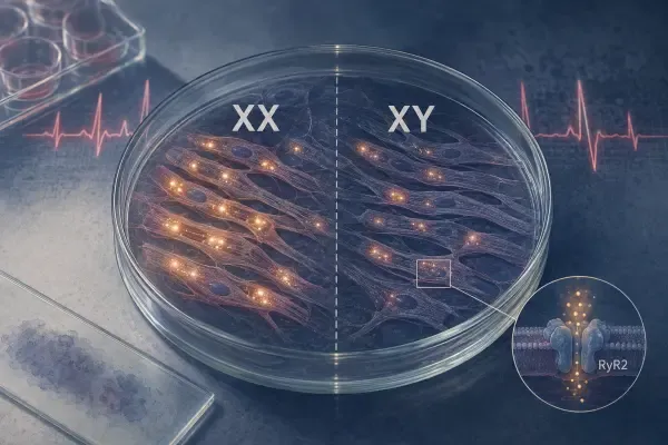 Illustration - cellules cardiaques au laboratoire