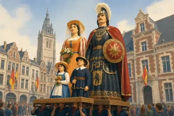 Illustration - Géants de Gayant à Douai