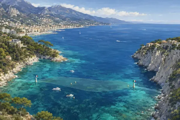 Carte marine franco-italienne