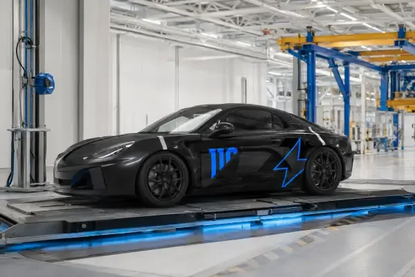 Alpine électrique à Dieppe