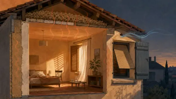 Maison en été à Briis