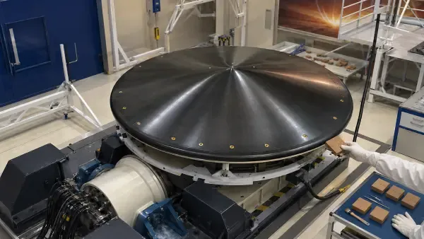 Bouclier thermique spatial en intégration