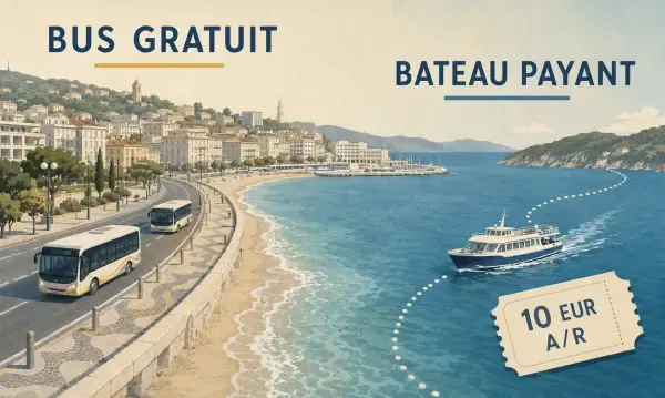 Navette estivale à Cannes