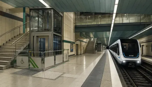 Métro marseillais en travaux