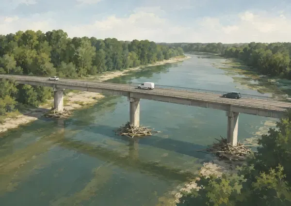 Illustration du pont de Gagnac
