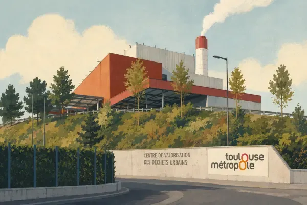 Usine de valorisation énergétique à Toulouse