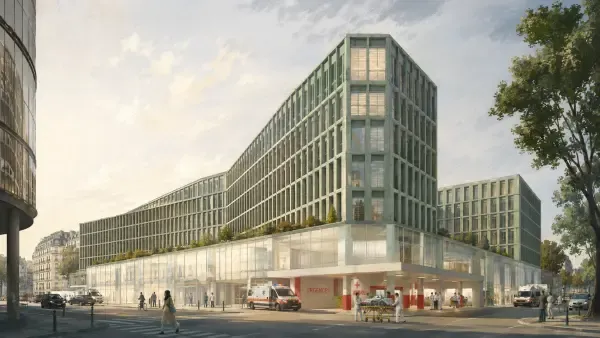 Nouveau bâtiment de l’hôpital Lariboisière