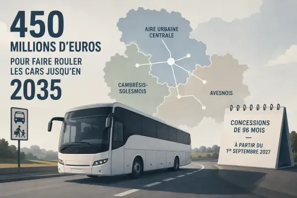 Car régional dans le Nord