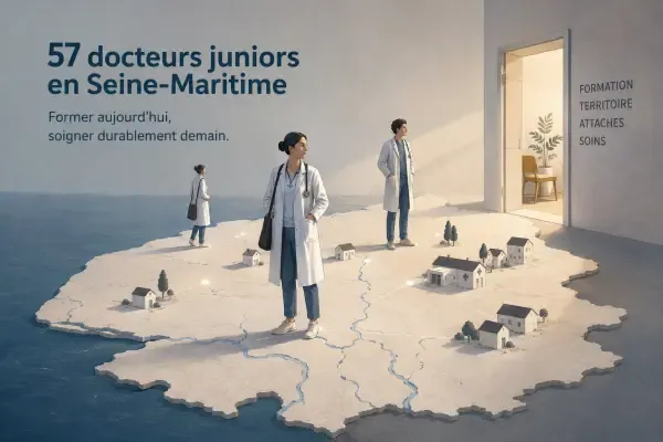 Carte des futurs terrains de stage