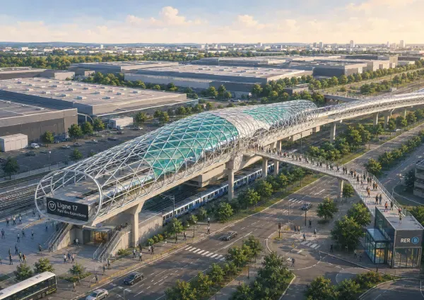 Future gare aérienne à Villepinte