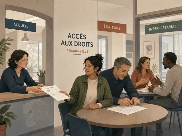Écrivain public dans un centre social