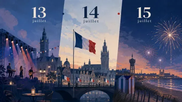 Illustration - Feu d’artifice dans le Nord