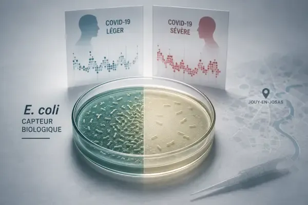 Bactérie observée dans un laboratoire