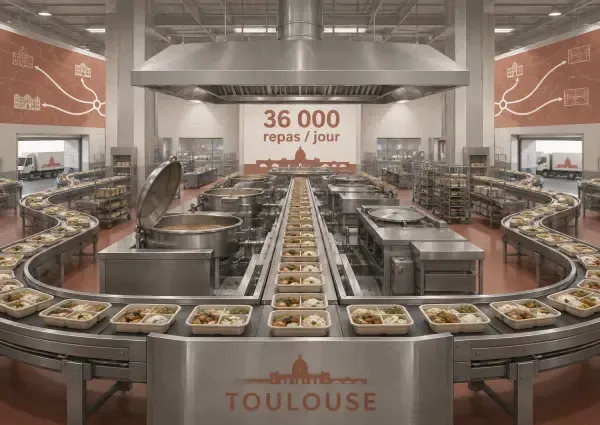 Cuisine centrale municipale à Toulouse