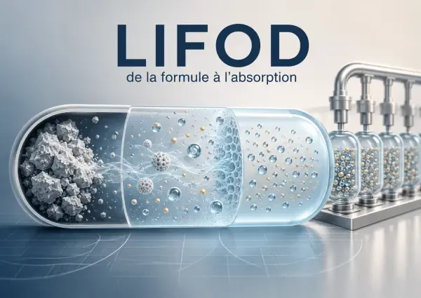 Illustration - Nanoparticules et comprimés en laboratoire