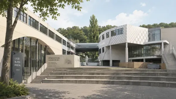 Illustration - Lycée Blaise-Pascal en rénovation